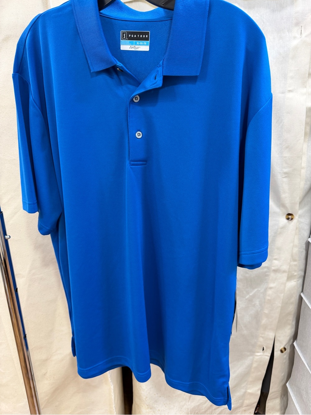 PGA Tour Bright Blue Polo Shirt